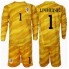 Kroatia Dominik Livakovic #1 Keeper Hjemmedraktsett Barn EM 2024 Langermet (+ korte bukser)